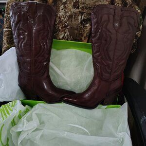 Sam Edelman James Western Boots – Pecan – Size 7 – NWT 🤎